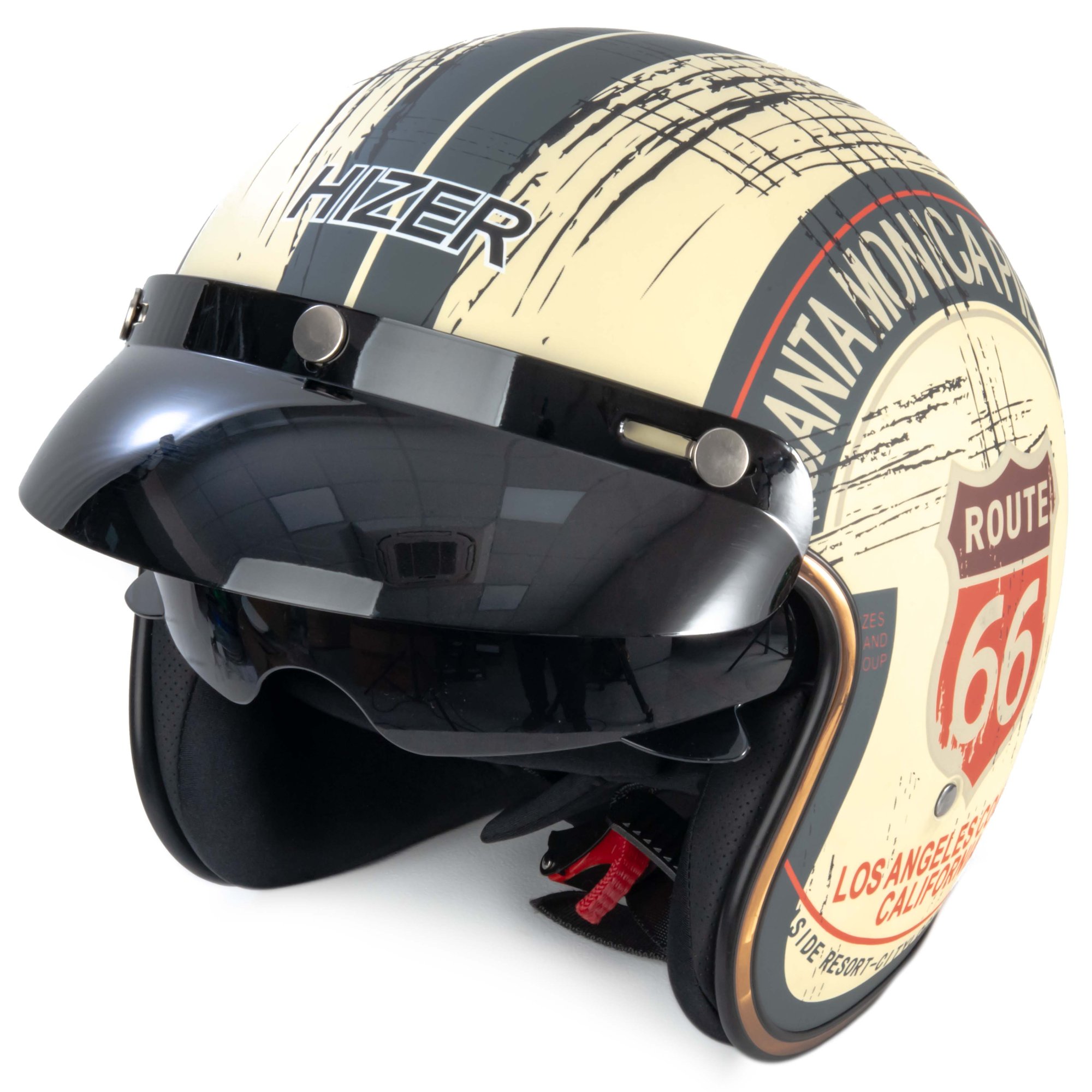 Шлем мото открытый HIZER J510 №1 (XL)